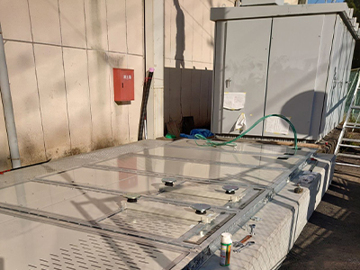 重量物運搬搬入及び据付３